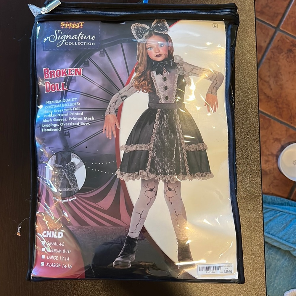 Broken doll Halloween costume